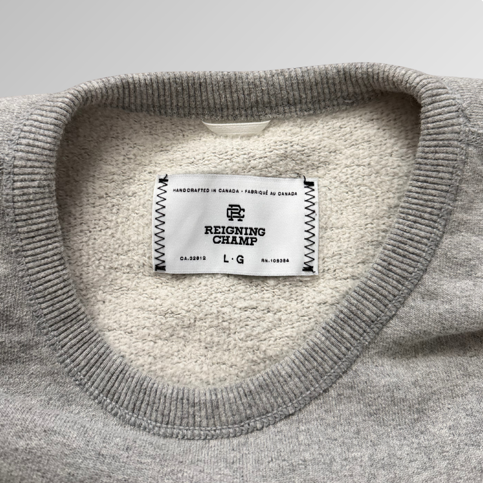 Rare Reigning Champ Sweatshirt Large 10th Anniversary One Decade No Compromise — image 3 of 7